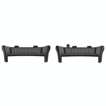 For Huawei Watch D2 1 Pair Metal Head Watch Band Connector(Black)