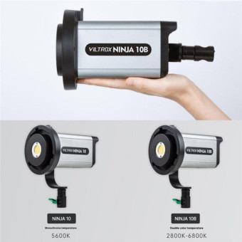 VILTROX Ninja 10 5600K Professional Photography Studio Fill Light 120W LED Video Light(EU Plug)