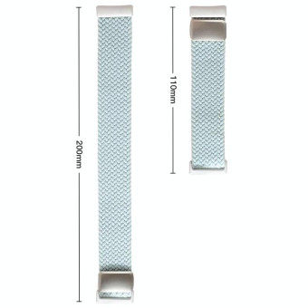 For Huawei Watch Fit 4 / Fit4 Pro / Fit3 Magnetic Buckle Loop Braid Watch Band(Light Mint Green)