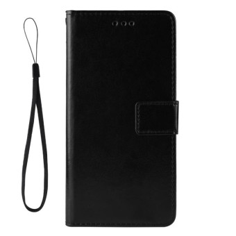 Retro Crazy Horse Texture Horizontal Flip Leather Case for Sony Xperia 2 , with Holder & Card Slots & Photo Frame(Black)