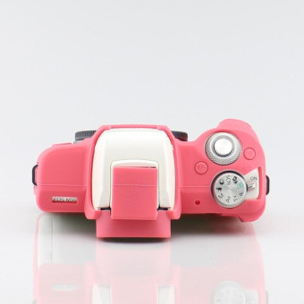 Richwell  Silicone Armor Skin Case Body Cover Protector for Canon EOS M50 Body Digital Camera(Pink)
