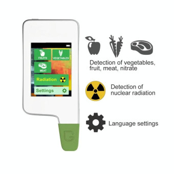 Vegetable And Fruit Meat Nitrate Residue Food Environmental Safety Tester(Black)