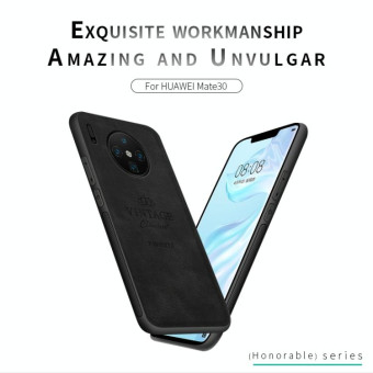 For Huawei Mate 30 PINWUYO Shockproof Waterproof Full Coverage PC + TPU + Skin Protective Case(Black)