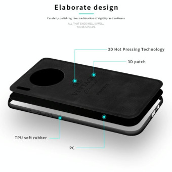 For Huawei Mate 30 PINWUYO Shockproof Waterproof Full Coverage PC + TPU + Skin Protective Case(Gray)