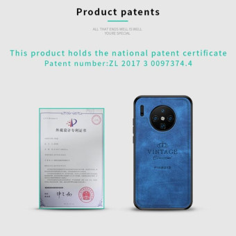 For Huawei Mate 30 PINWUYO Shockproof Waterproof Full Coverage PC + TPU + Skin Protective Case(Red)