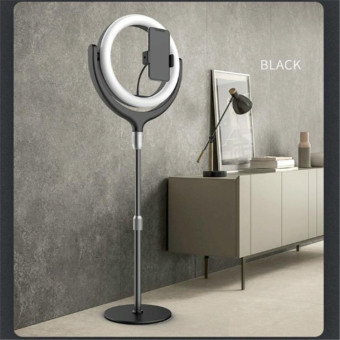 Fill light Beauty Bracket Desktop Landing Headlights Fill Light Bracket, Szie: 12 inch (Black)