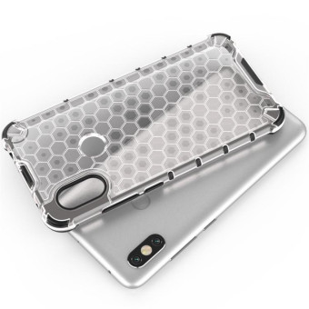 For Xiaomi Redmi Note5/Note5 Pro Shockproof Honeycomb PC + TPU Case(White)