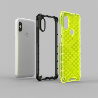 For Xiaomi Redmi Note5/Note5 Pro Shockproof Honeycomb PC + TPU Case(White)