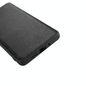 For Huawei P30 Pro Lychee Grain Cortex Anti-falling TPU Mobile Phone Shell Protective Case(Black)