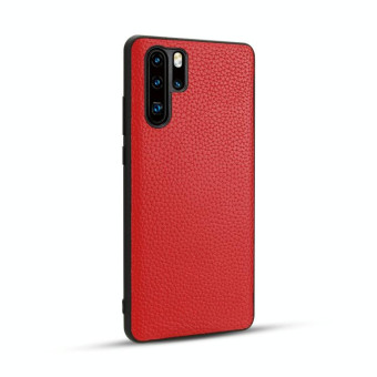 For Huawei P30 Pro Lychee Grain Cortex Anti-falling TPU Mobile Phone Shell Protective Case(Red)