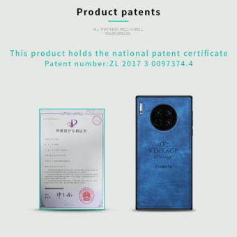 For Huawei Mate 30 Pro PINWUYO Zun Series PC + TPU + Skin Waterproof and Anti-fall All-inclusive Protective Case(Gray)