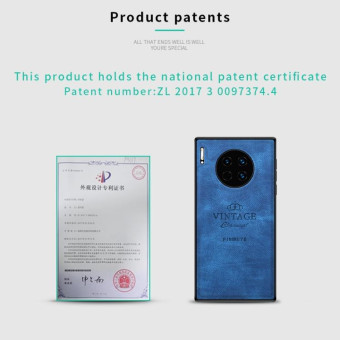 For Huawei Mate 30 Pro PINWUYO Zun Series PC + TPU + Skin Waterproof and Anti-fall All-inclusive Protective Case(Red)
