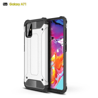 For Galaxy A71 Magic Armor TPU + PC Combination Case(Silver)