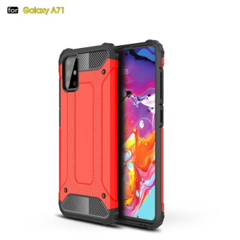 For Galaxy A71 Magic Armor TPU + PC Combination Case(Red)