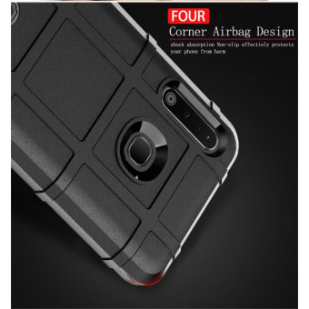 For Galaxy A70e Full Coverage Shockproof TPU Case(Blue)