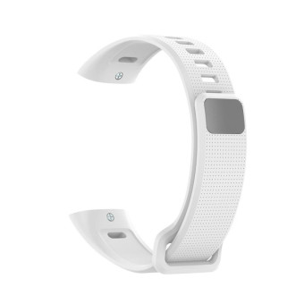 For Huawei Band 2 Pro / Band 2 / ERS-B19 / ERS-B29 Sports Bracelet Silicone Watch Band(White)