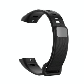 For Huawei Band 2 Pro / Band 2 / ERS-B19 / ERS-B29 Sports Bracelet Silicone Watch Band(Black)