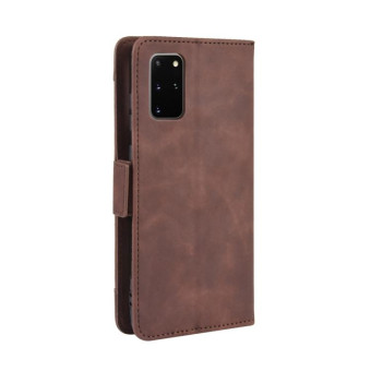 For Galaxy S20+/S20+5G Wallet Style Skin Feel Calf Pattern Leather Case with Separate Card Slot(Brown)