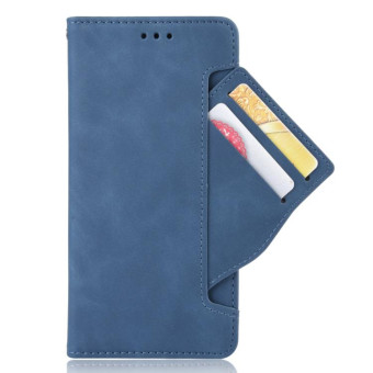 For Galaxy S20+/S20+5G Wallet Style Skin Feel Calf Pattern Leather Case with Separate Card Slot(Blue)