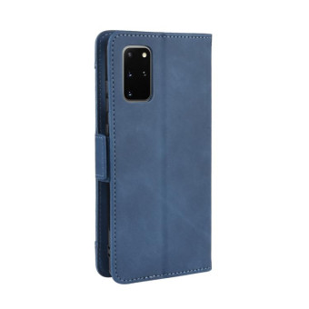 For Galaxy S20+/S20+5G Wallet Style Skin Feel Calf Pattern Leather Case with Separate Card Slot(Blue)