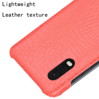 For Galaxy Xcover Pro Shockproof Crocodile Texture PC + PU Case(Red)