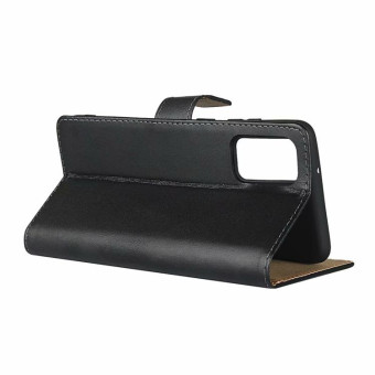 For Galaxy S20 Plus Leather Horizontal Flip Holster With Magnetic Clasp and Bracket and Card Slot and Wallet(Black)