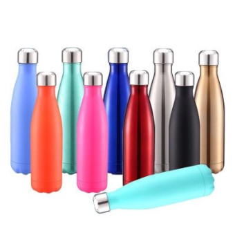 Thermal Cup Vacuum Flask Heat Water Bottle Portable Stainless Steel Sports Kettle, Capacity:500ml(White Stone)