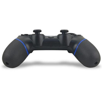 For PS4 Handle Wired Handle Cable Game Controller(Black Blue)