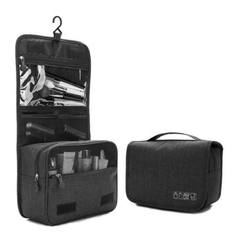 Cubes Portable Large Capacity Simple Multi-function Organize Bag Travel Storage Bag(Black)