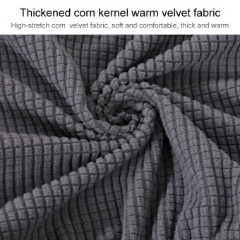 Knitted Padded Chair Cushion Cover(Dark Blue)