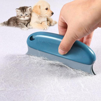 Multifunctional Pet Dog Cat Hair Cleaning Brush Cleaner(Dark Blue)