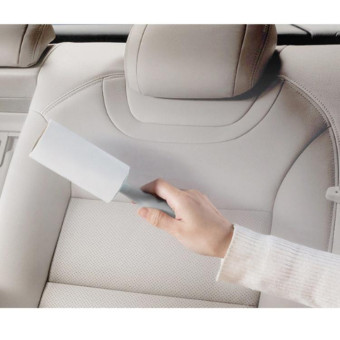 Long Handle Tearable Roller Sticky Paper Household Coat Sticky Hair Artifact(Gray)