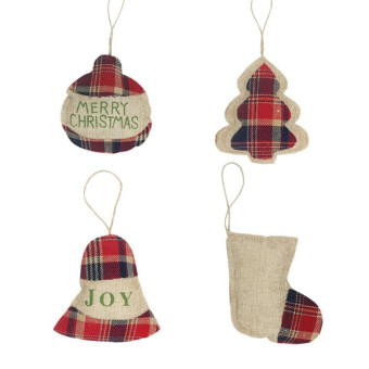 Christmas Decoration Christmas Pendant Supplies Gift Socks Ornaments(B Sock)