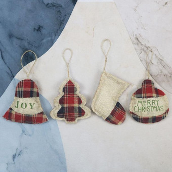 Christmas Decoration Christmas Pendant Supplies Gift Socks Ornaments(B Sock)