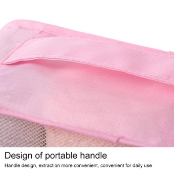 6 PCS/Set Travel Bag ClothesLuggage Organizer High Capacity Mesh Packing Cubes(Rose red)