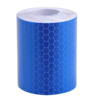 Car Motorcycles Reflective Material Tape Sticker  Safety Warning Tape Reflective Film(Blue)