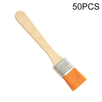 50 PCS Nylon Hair Painting Brush Oil Watercolor Water Powder Paint Brushe(3)