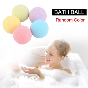 3 PCS 10g Natural Bubble Shower Bombs Ball Bath Salt Body Essential Oil Bath Ball(Purple)