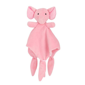 Soft Infant Crib Bed Stroller Toy Spiral Baby Toys For Newborns Car Seat Educational Rattle Baby Towel Education Toys(pink elephant)