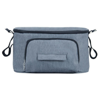 Baby Stroller Bag Mummy Bag Stroller Accessories Hanging Bag(Gray)