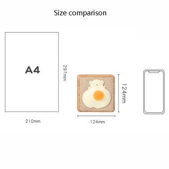 Soft Bear Hand Book Decompression Notebook Student Color Page Diary Book(Original Flavor)