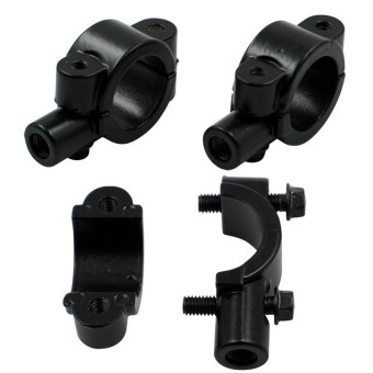 6 PCS Motorcycle Modification Accessories Handlebar Mirror Holder(M10 22mm Black)