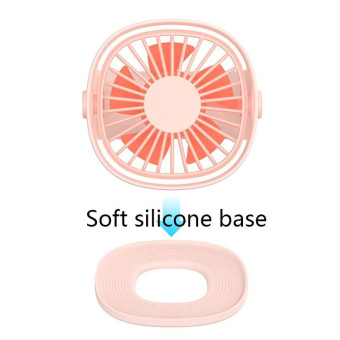 Handheld Desktop Outdoor Student Mute USB Mini Fan(White)