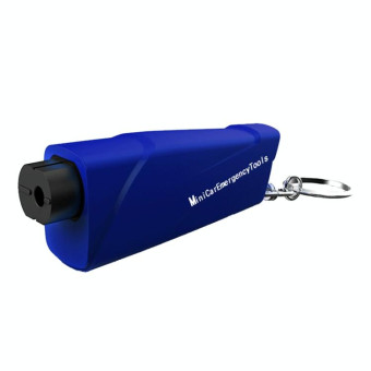 Car Safety Hammer Escapes Trapped Window Broken Device(Blue)