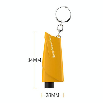 Car Safety Hammer Escapes Trapped Window Broken Device(Red)