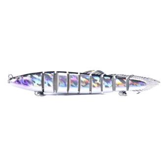 HENGJIA Multi-Segment Fish Bait Fake Fish Bait Luya Loach Bait(8 14cm 21.4g)