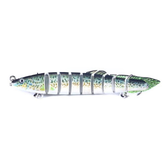 HENGJIA Multi-Segment Fish Bait Fake Fish Bait Luya Loach Bait(9 10cm 10g)