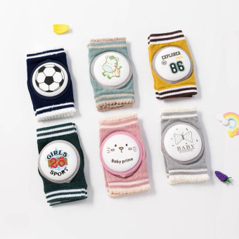 Summer Baby Knee Pads Crawling Pedestrian Anti-Fall Children Elbow Pads and Knee Pads Suitable Age: 0-4 Years Old(Blue)