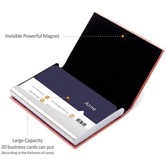 Stainless Steel Business Card Holder(Black)