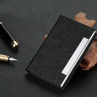 Stainless Steel Business Card Holder(Red)